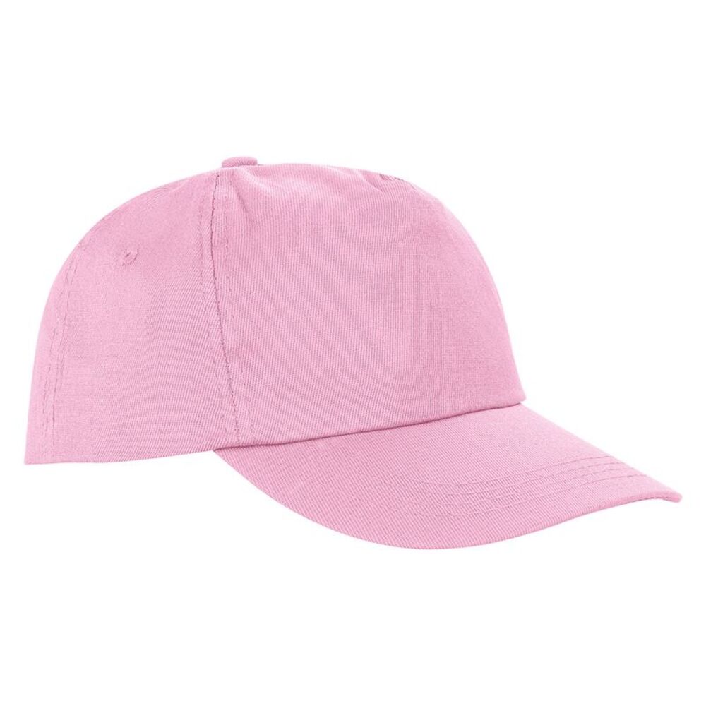 Result Headwear Houston 5 Panel Cap / Pink